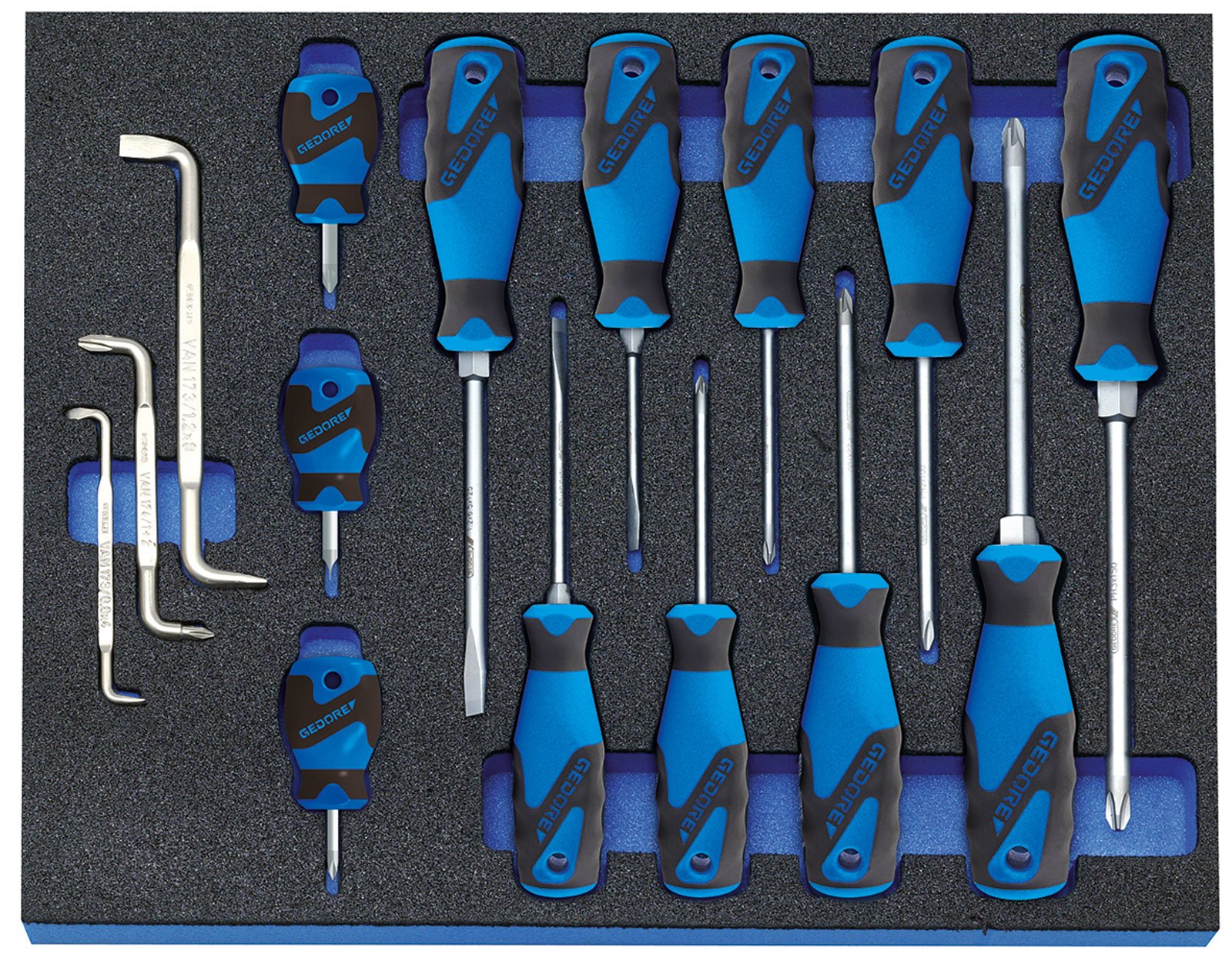 Gedore Screwdriver Set 2/4 Academy Module, 2005 CT2 – 2160