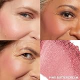 Laura Geller New York Baked Blush-n-Brighten Marbleized Blush Pink Buttercream view 2