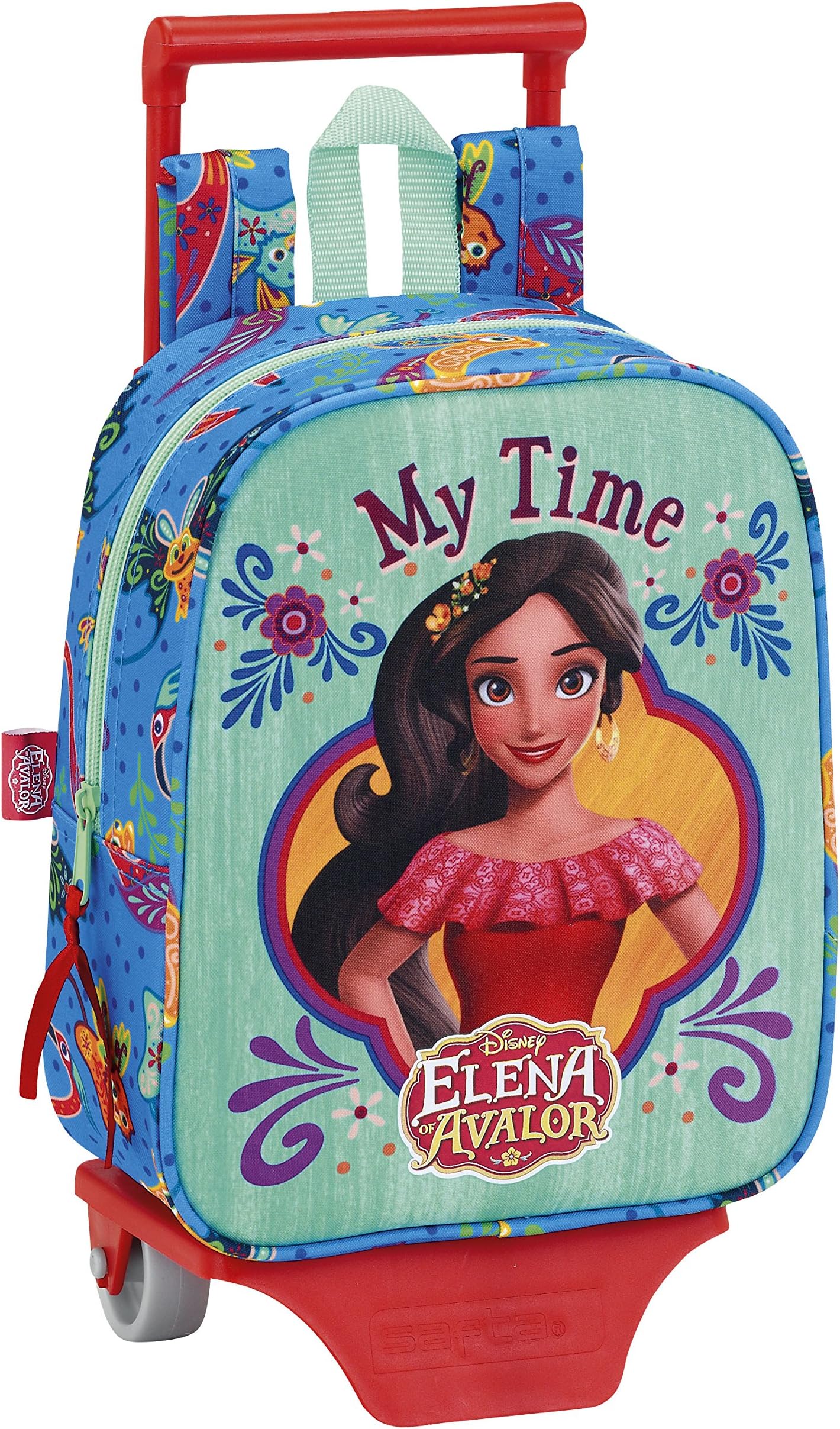 Elena De Avalor Official Preschool Backpack with Safta Trolley