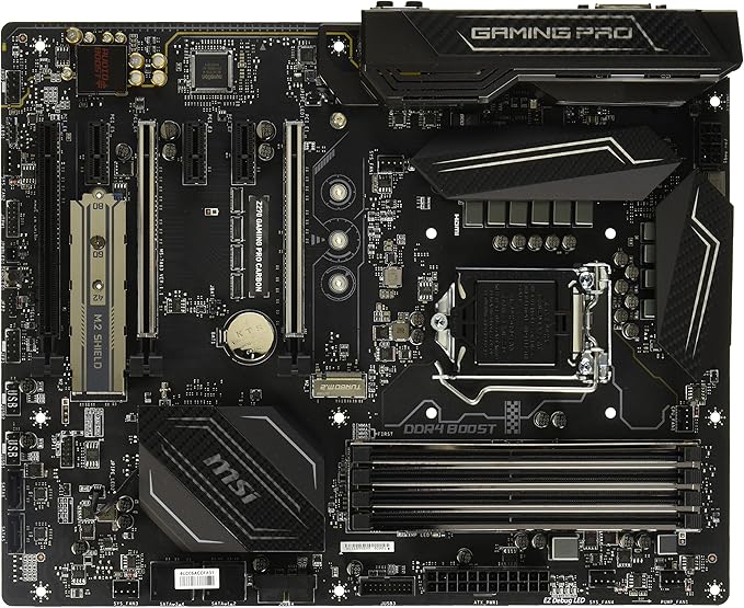 Oem I O Shield For Z370 Krait Gaming Z270 Gaming Pro Carbon Ebay