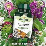 Nature's Aid Turmeric 8200mg High Potency 60 Capsules Vegan Non-GMO view 6
