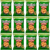 Tostitos Salsa Verde Value Pack Bundled by SUPERDEALS | 74.4 grams/2.625 Oz Bag | Salsa Verde | Pack of 12 with mystery gift. Original Sabritas Mexican Edition Version Tostilocos Chili Corn Tortilla Chips Snacks