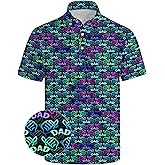 MSCPZH Mens Golf Shirts Golf Polo Shirts for Men Short Sleeve Polo Shirts Golf Gifts