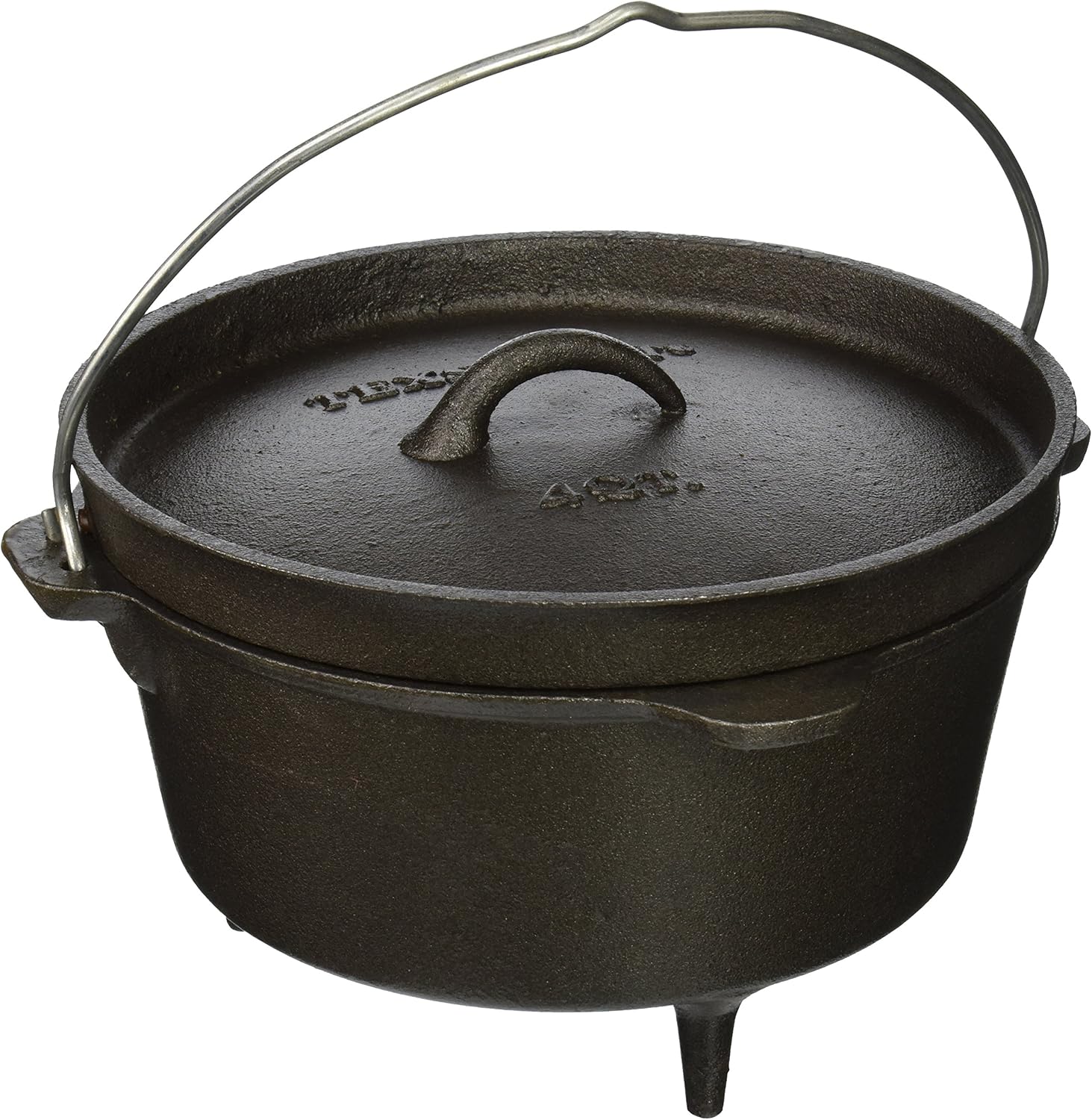 Texsport Cast Iron Dutch Oven - 4 Quart: Amazon.com.mx: Deportes y Aire ...
