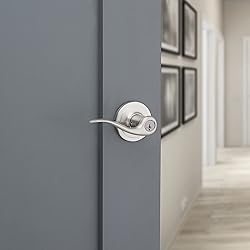 Kwikset Tustin Entry Door Handle with Lock and
