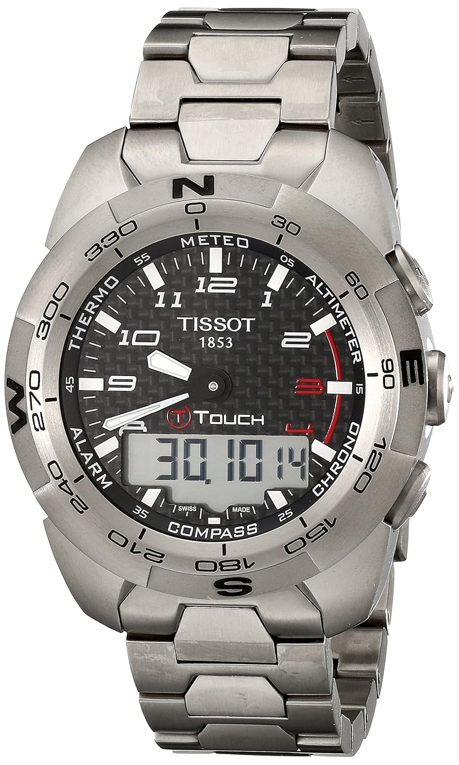 Amazon.com: Tissot Men's T0134204420200 T-Touch Expert Titanium Watch:  Tissot: Watches