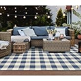 Sphinx Meridian Area Rug 2598V Outdoor Blue Blocks Cubes 1' 10" x 2' 10" Rectangle