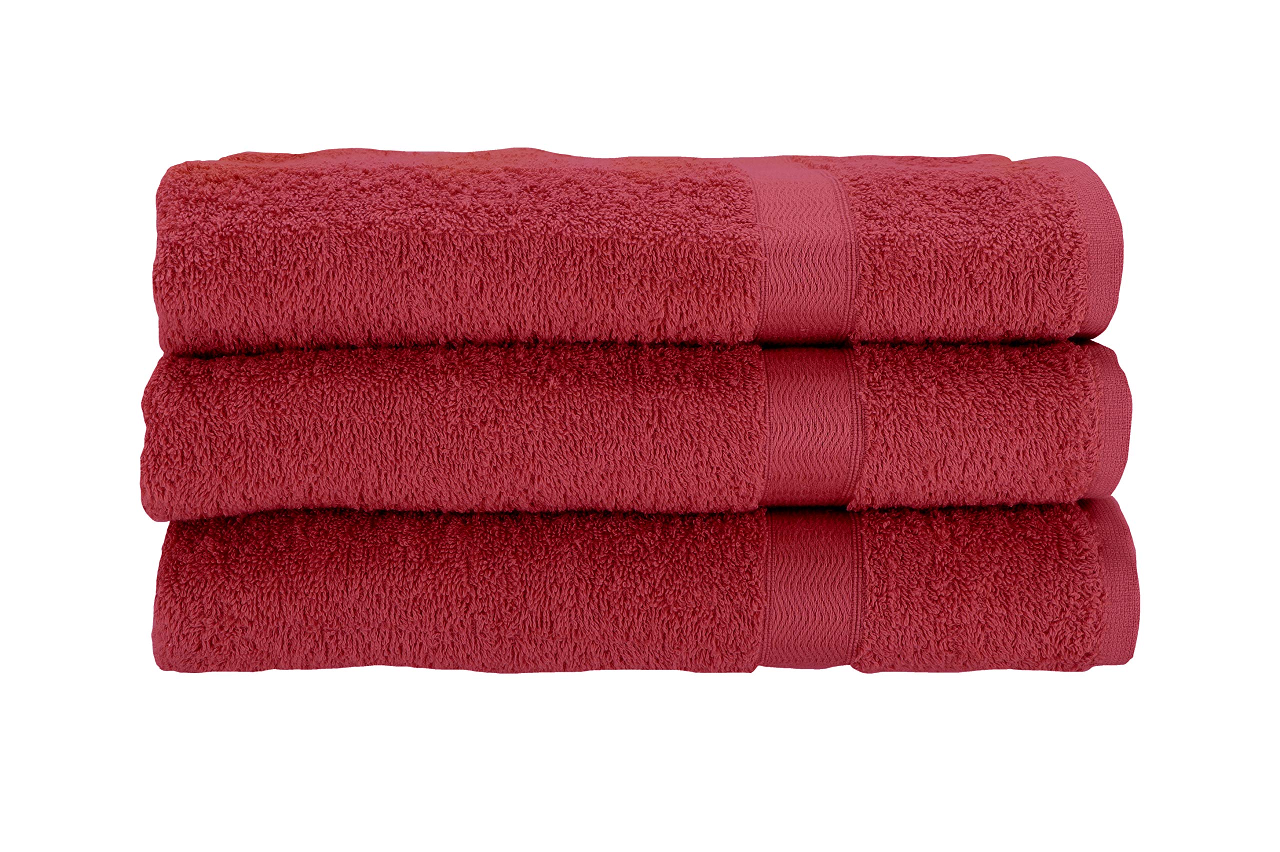 Gabel Bordeaux Pure Cotton Hydrophilic Hand Towels 60 x 100 cm Pack of 3