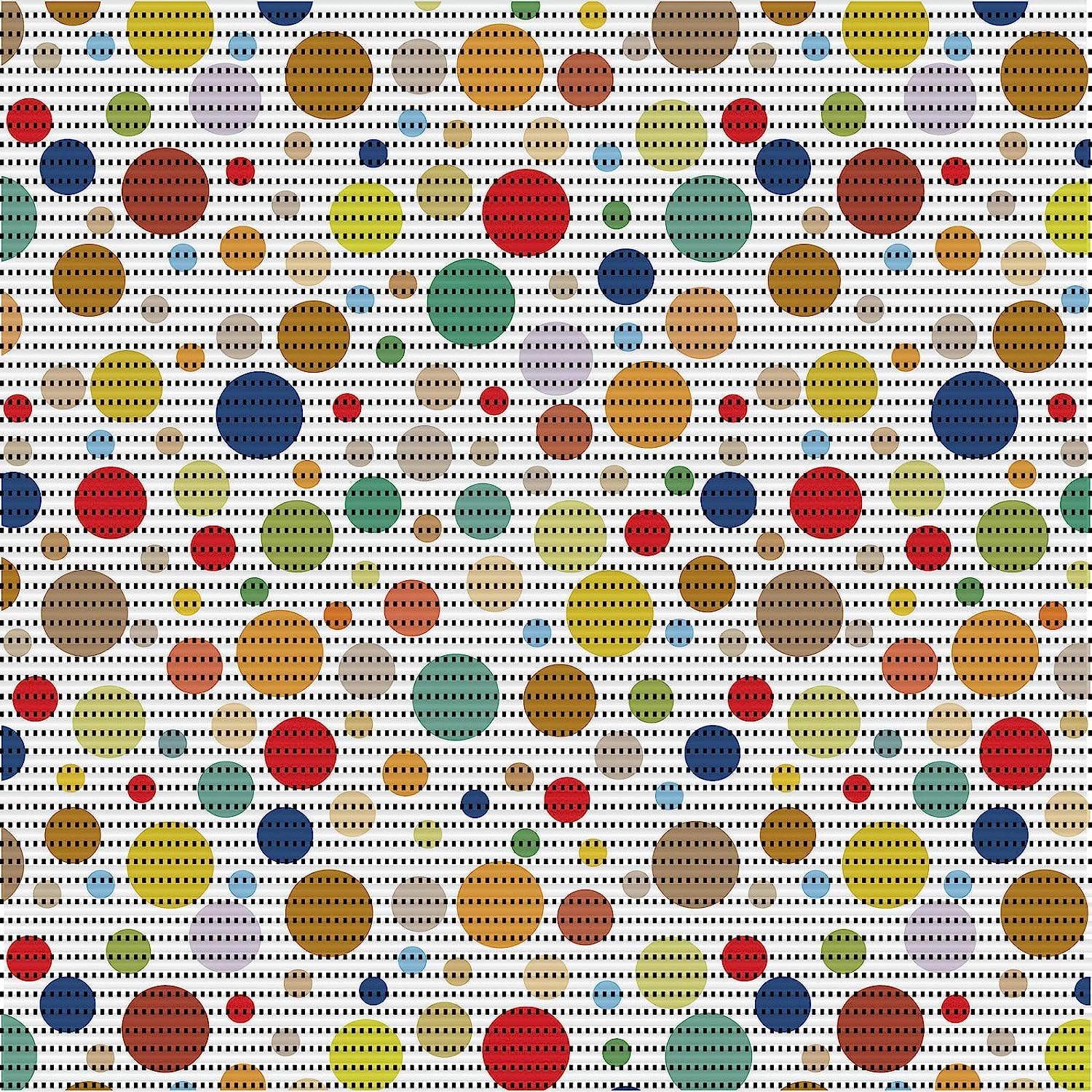 d-c-fix soft foam mat Modern bubbles floor comfort 80 cm x 50 cm - washable bathroom & kitchen floor rug - non-slip bath-mat