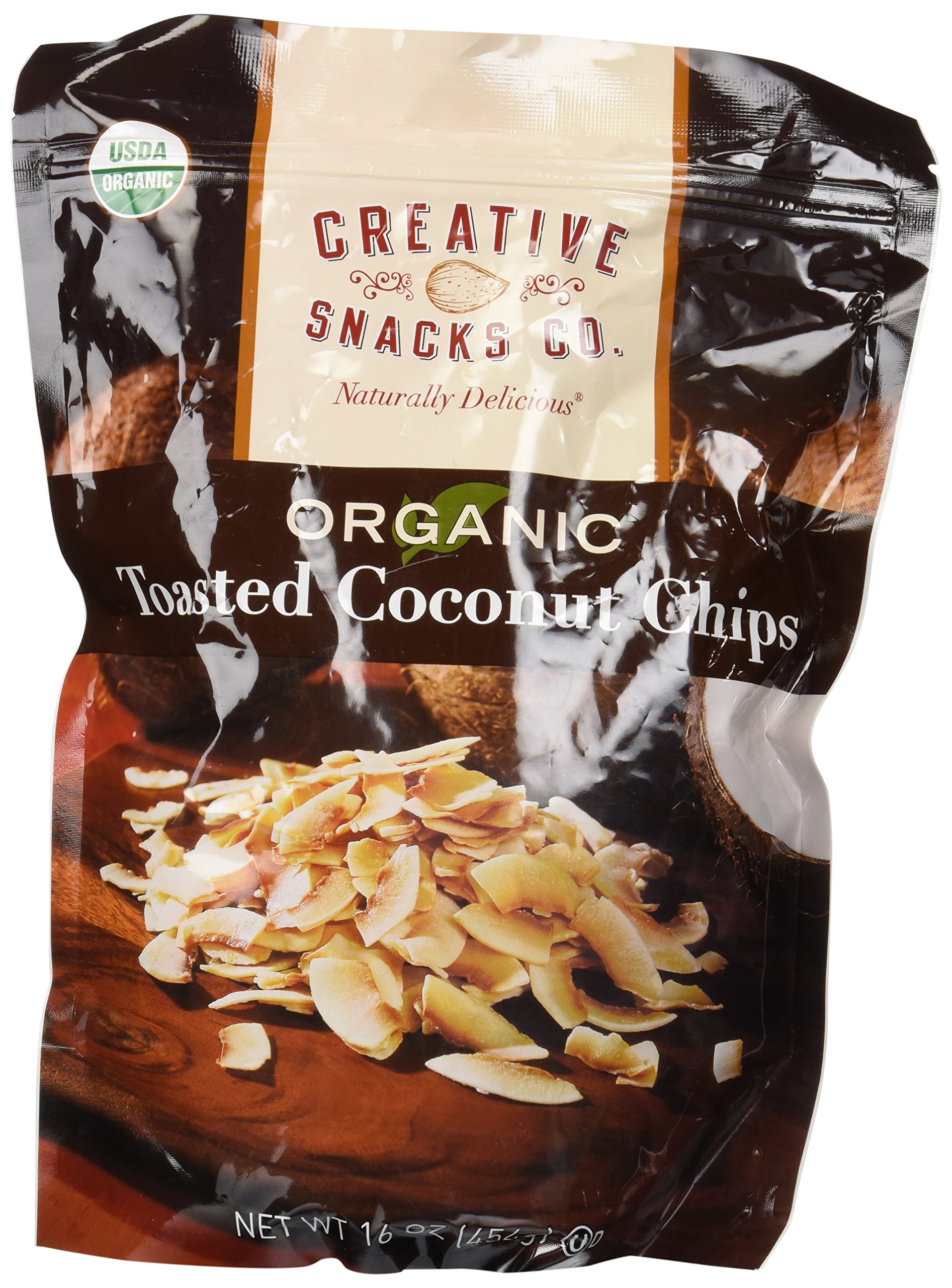 Creative Snacks Organic Toasted Coconut Chips