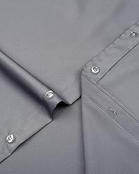 J.VER Men's Dress Shirts Solid Long Sleeve Stretch