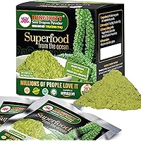 Longevity Sea Grapes Powder - Umibudo Green Caviar - lato seaweed by LONGEVITY | Enhance Health, Boosting Immune System…