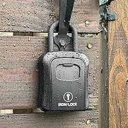Iron Lock® Portable Key Lock Box and Wall Mounted