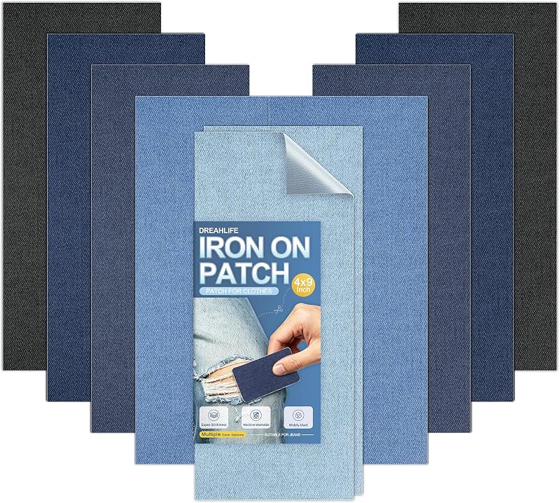 Bügelflicken Jeans Flicken zum Aufbügeln, Aufbügelflicken, Iron On Patches — Foto 1 von 6