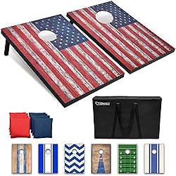 GoSports Classic Cornhole Set – Includes 8 Bean