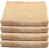 KEILEOHO 4 Pack 40 X 24 Inch Burlap Bags, Large Food Grade Burlap Sacks for Gardening, Planting Growing Bags, Potato Sack Rac