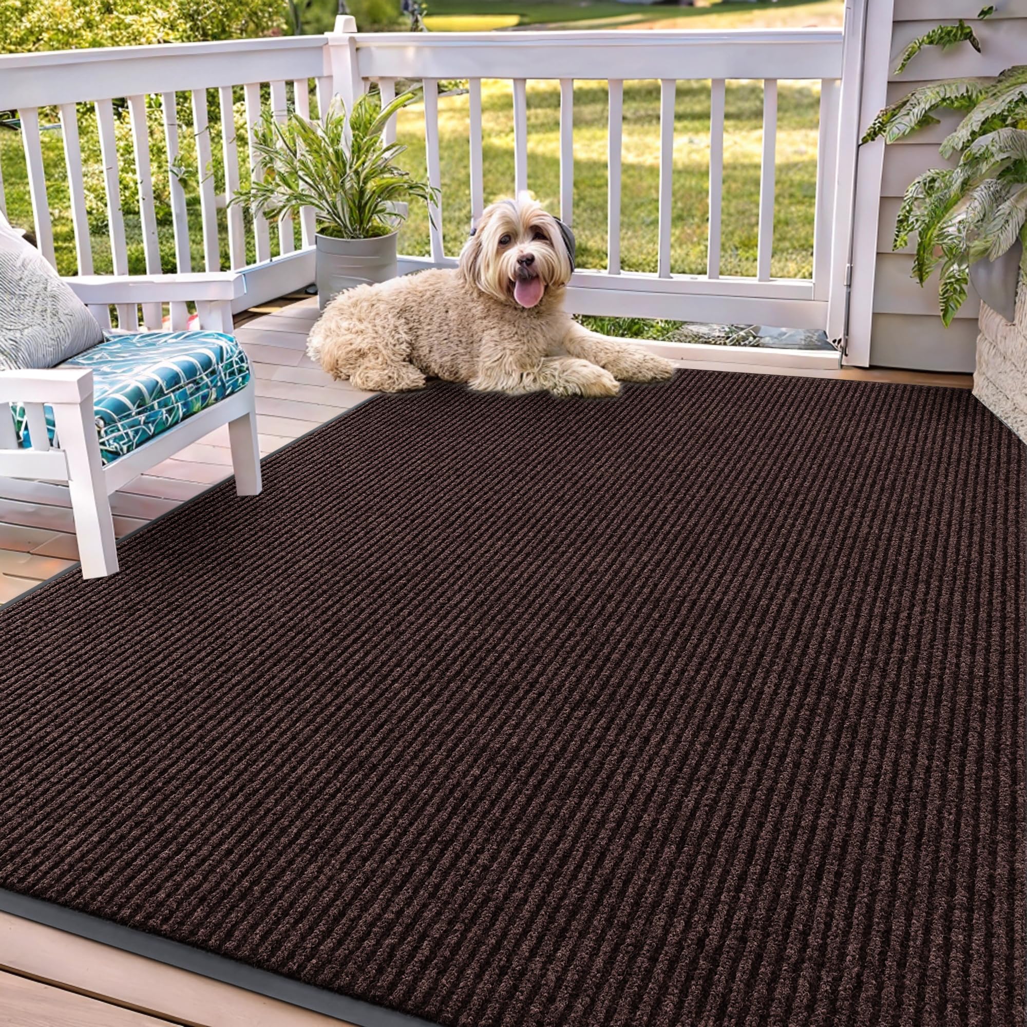 OLANLY Front Door Mat Indoor Outdoor