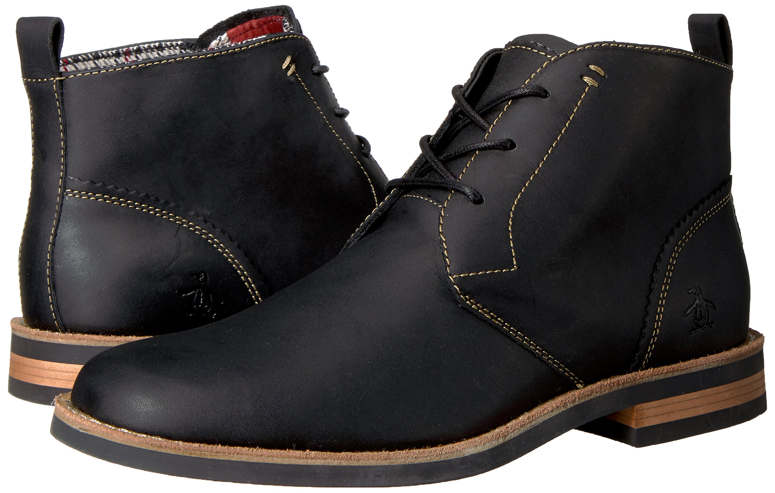 Original Penguin Men's Merle Chukka Boot Black 12 M US Pricepulse