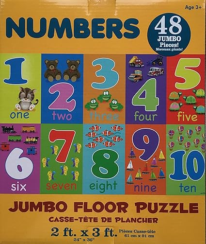 Numbers Jumbo Floor Puzzle (48 pcs)