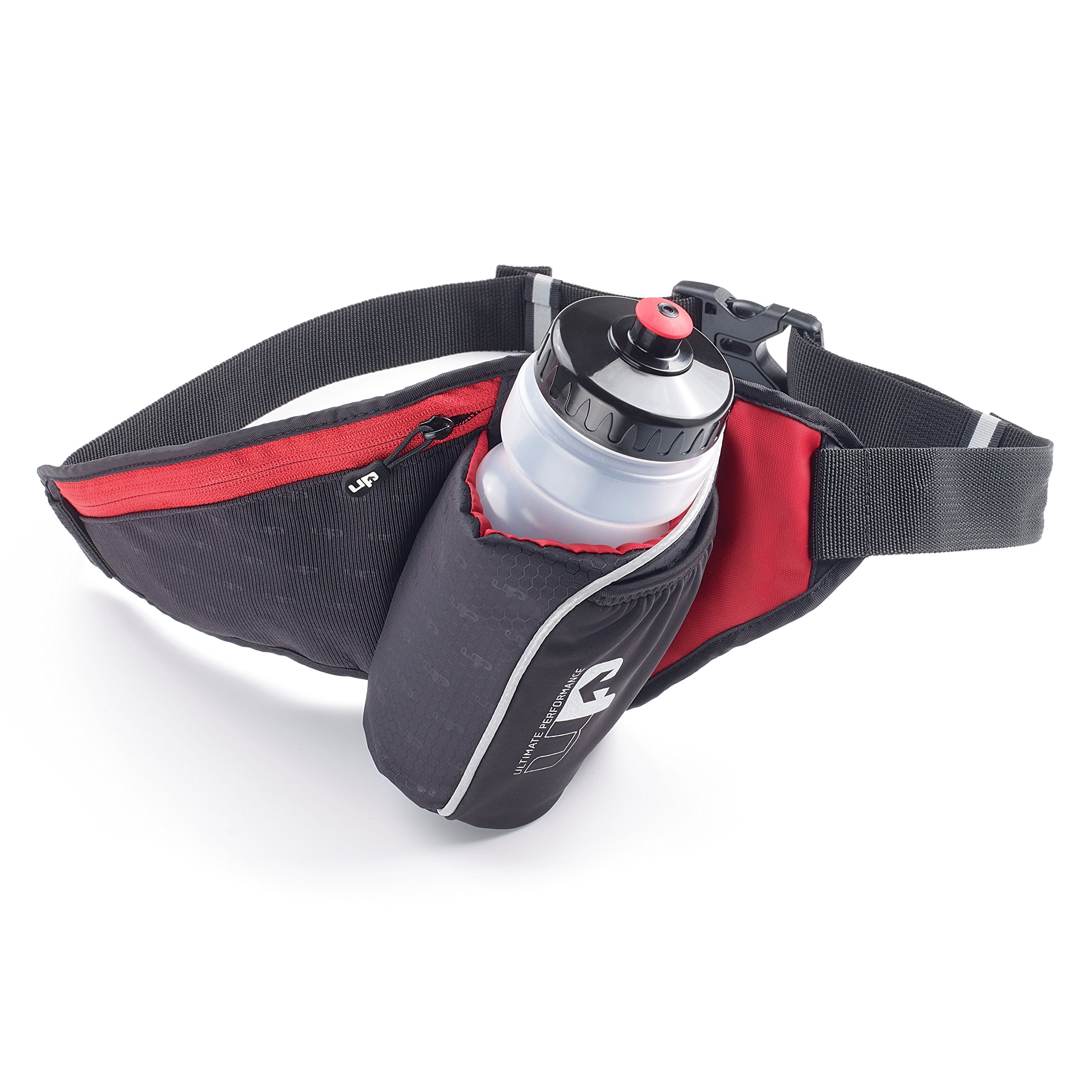Ultimate Performance ULT. PER.RUNNING RIBBLE II HIP BOTTLE-LARGE POCKET RED(6351)