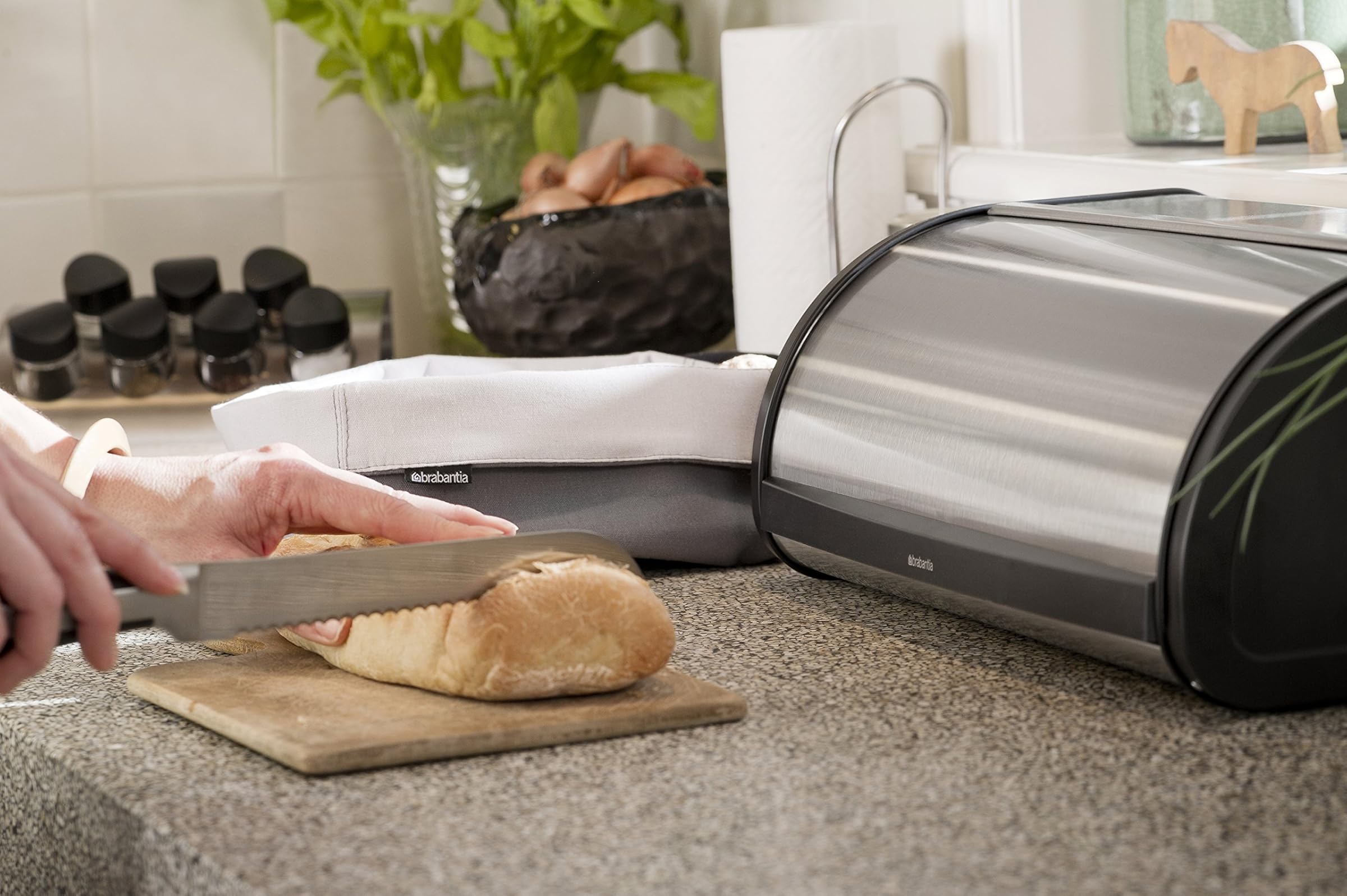 Brabantia 299445 Bread Bin Roll Top FPP Mat