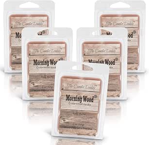 Sunrise Special Combo Set – 5 Scented Morning Wood Wax Melt Cubes (30 Cubes Total) – Cedarwood, Teakwood, Sandalwood & More – Funny Gag Gift
