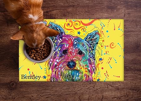 personalized dog feeding station