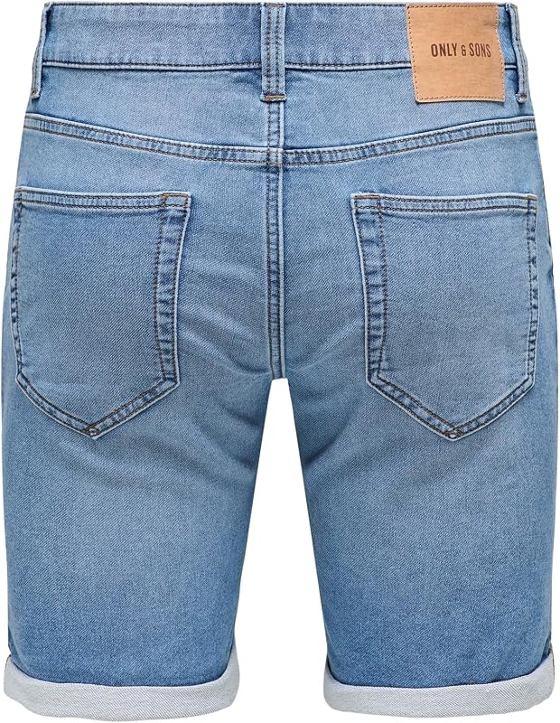 Only and Sons Ply Life Blue Shorts Hombre Pantalones Cortos Azul M