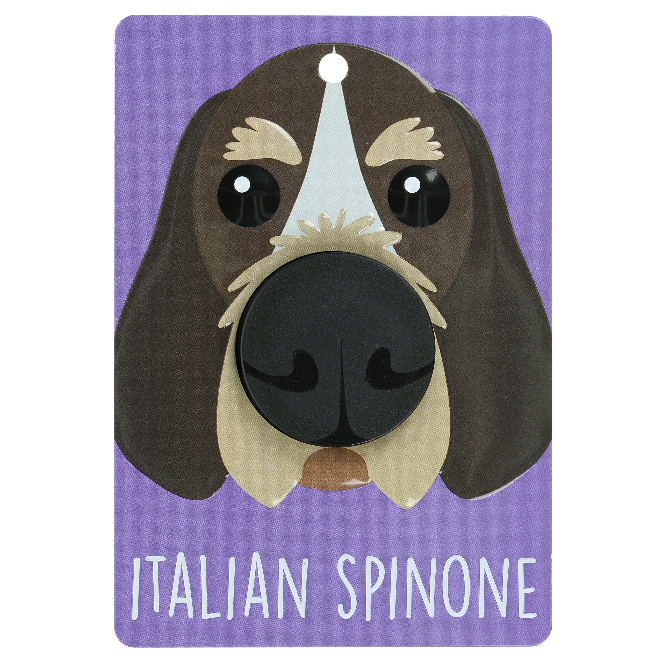 Pooch Pals Italian Spinone Dog Lead Holder Wall Mounted Plaque Pop-Out Hook Hanger