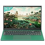 Rumtuk 16" Green Laptop, Celeron N5105 CPU, DDR4