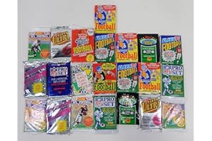 KRUK CARDS BUYING AND SELLING SINCE 1987 300 Vintage NFL Football Cards in Old Sealed Wax Packs - Perfect for New Collectors