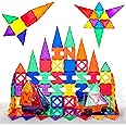 PicassoTiles® PT82 Creativity Set Magnet Building Tiles Clear Color Magnetic 3D Building Block - Creativity Beyond Imagination! Educational, Inspirational, Conventional, Recreational