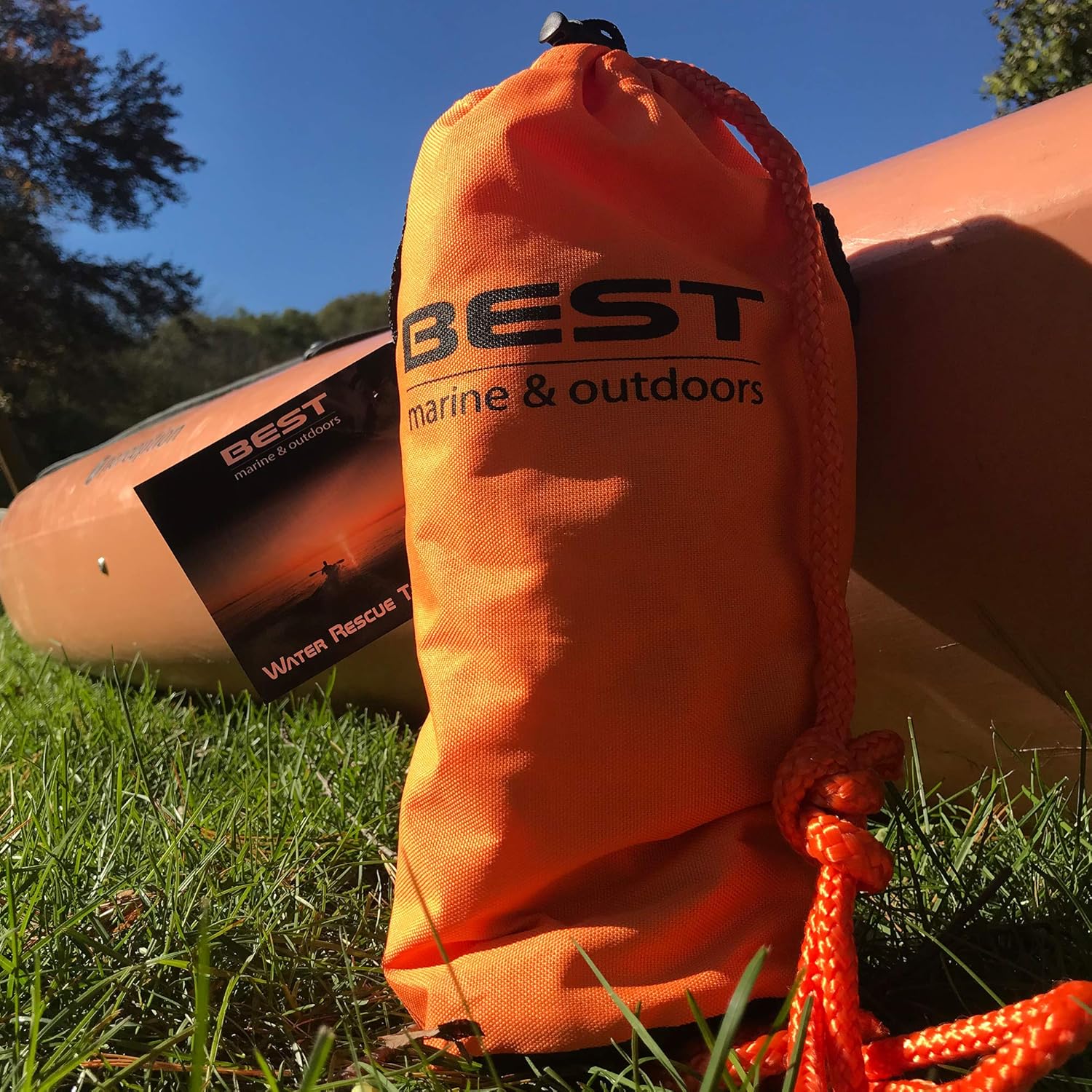 Best Marine Throw Ropes Rescue Bag with 70 Feet of Marine Line. Throwable Flotation Device for Kayaking and Boating. High Visibility Water Rescue Safety Equipment for Kayak and Boat Emergency: Clothing