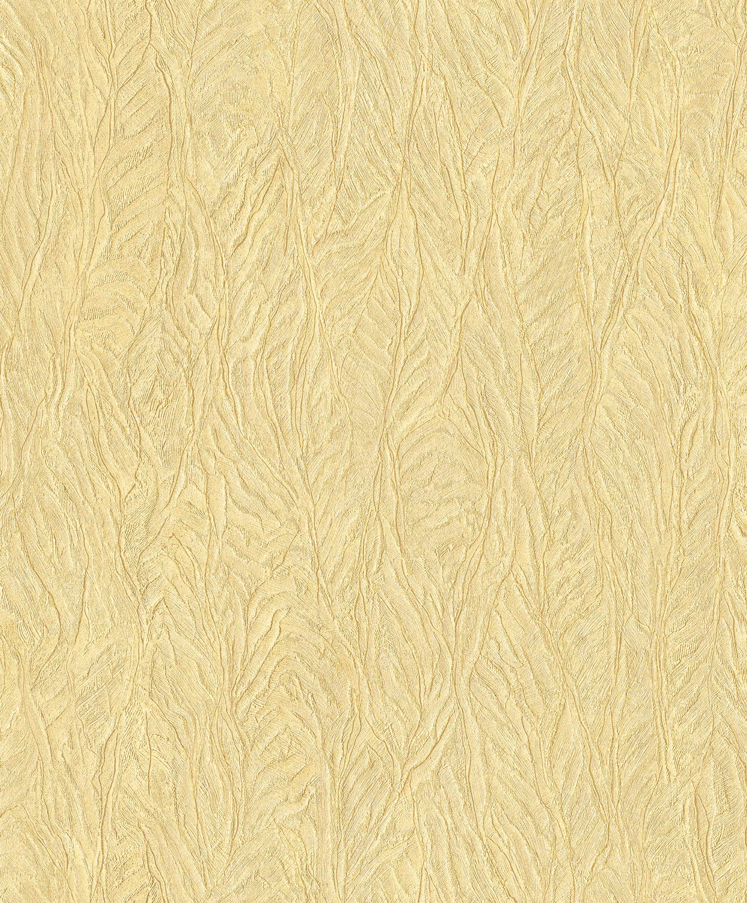 Galerie G67810 Ambiance, Leaf Emboss Design Wallpaper, Ochre, 10m x 53cm