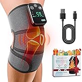 NORTHERN BROTHERS Knee Heating Pad for Pain Relief, Knee Massager with Heat and Vibration to Keep Knee Warmers, Heated Knee Brace for Relaxing
