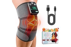 NORTHERN BROTHERS Knee Heating Pad for Pain Relief, Knee Massager with Heat and Vibration to Keep Knee Warmers, Heated Knee Brace for Relaxing