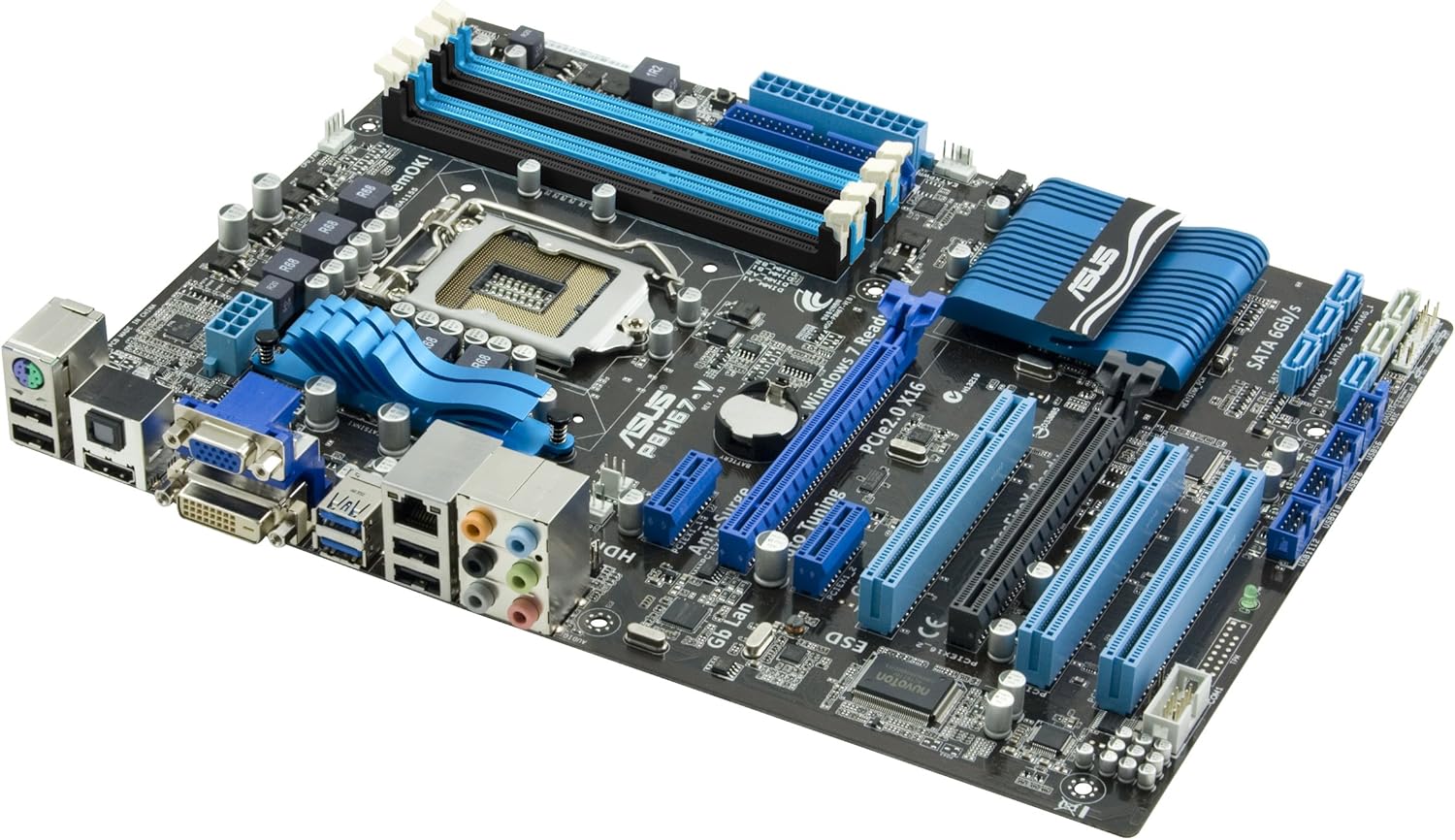 Amazon | Asus p8h67 - V lga1155 h67 SATA 6 Gb/s?USB 3.0 ATX Intel h67 ...