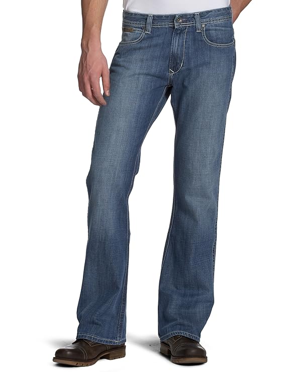 Wrangler Men's Ross Used Stone Jeans, Blue, 33 W/32 L Amazon.co.uk