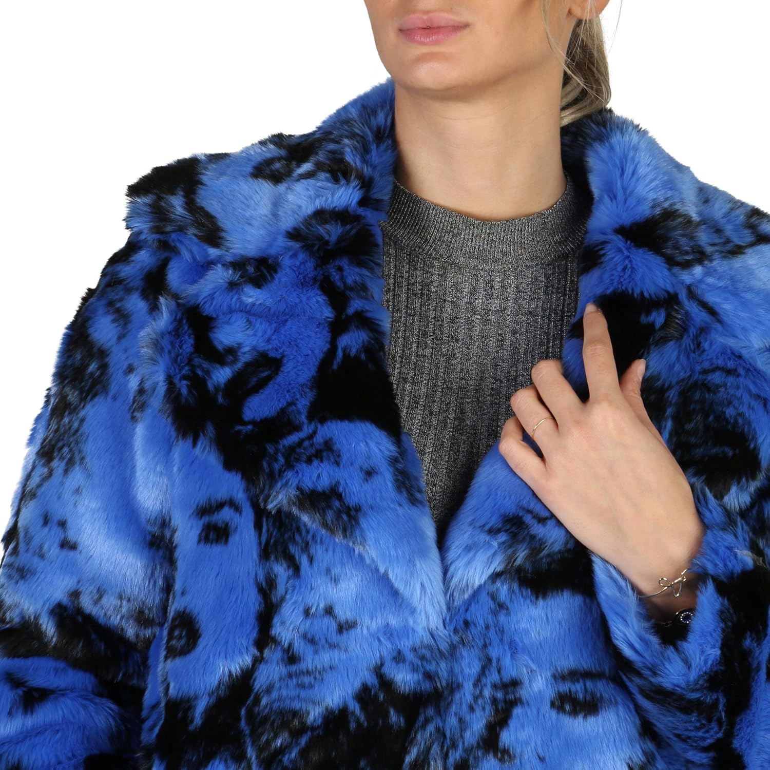 guess pia faux fur coat