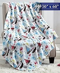 Elegant Comfort Lightweight Printed Throw