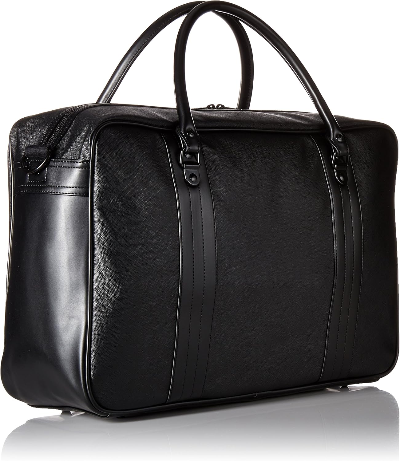 fred perry saffiano overnight bag