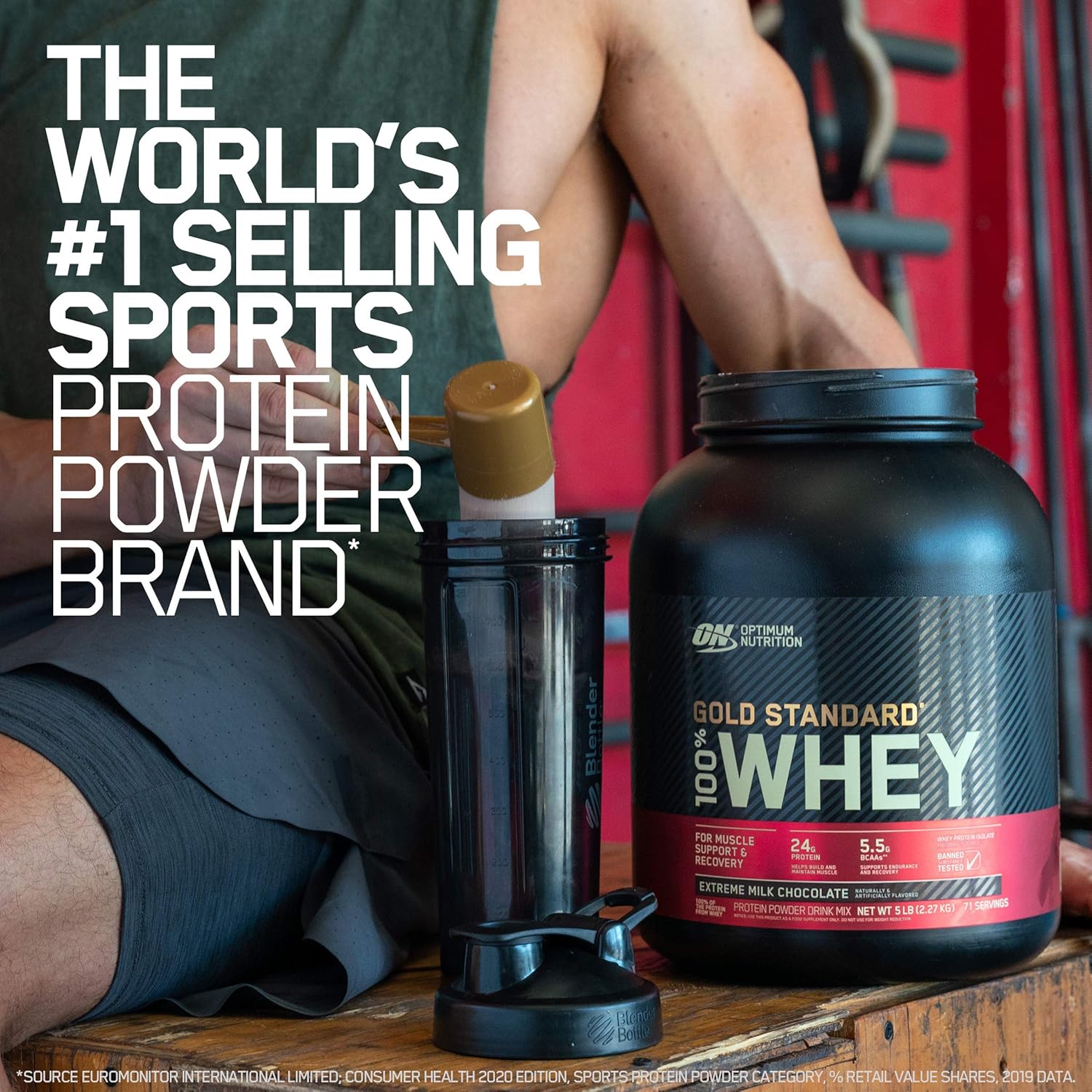 Optimum Nutrition Gold Standard 100% Whey Protein Powder, Vanilla Ice Cream, 2 Pound (Packaging May Vary): Health & Personal Care