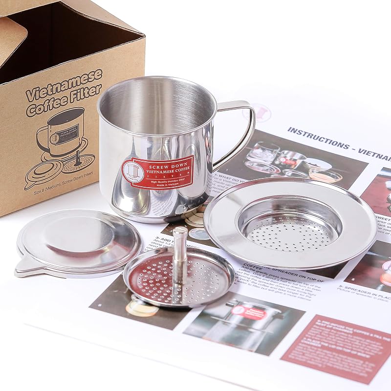 Thang Long Vietnamese Coffee Filter Maker Press Phin 8 oz Medium