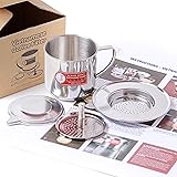 Thang Long Vietnamese Coffee Filter Maker Press. Screw Down Phin Made in Vietnam. Authentic (1, Medium (8 oz))