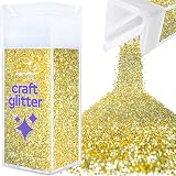 Hemway Glitter Shaker Sand Gold 130g Fine Craft Glitter