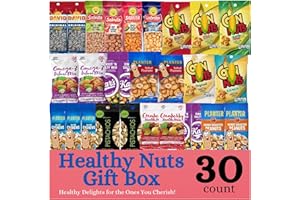 Prime Plus Premium Mixed Nuts and Trail Mix Snack Pack, 30 Individual Portions, High Protein Kosher Snacks, 900g Care Package