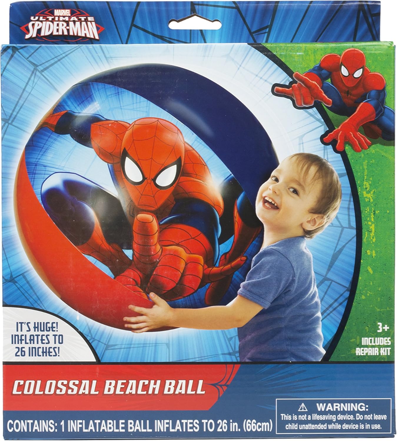 spiderman beach ball