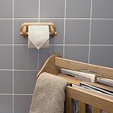 Apollo Wooden Toilet Roll Holder Multi-Colour 20 x 10 x 7 cm 8251 view 3