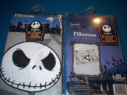 Amazon Com The Nightmare Before Christmas Pillowcase Pillow Cover