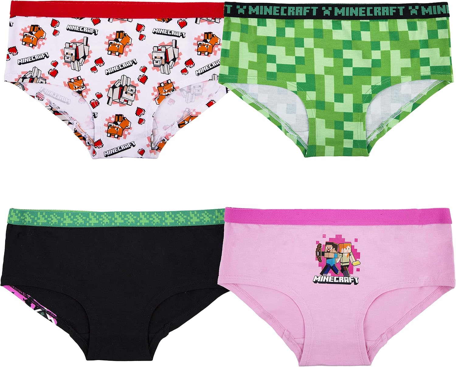 Minecraft Girls Underwear Multipacks Amazon.ca Clothing & Accessories